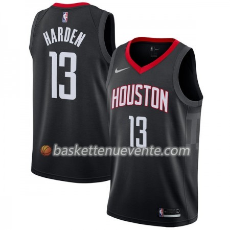 Maillot Basket Houston Rockets James Harden 13 Nike 2017-18 Noir Swingman - Homme